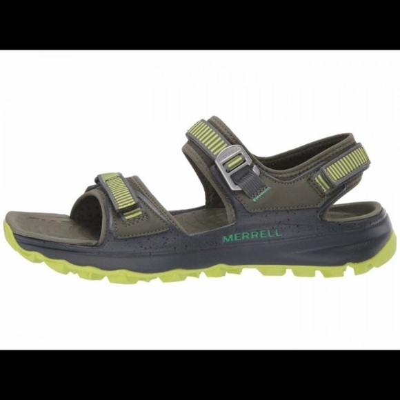Merrell Sandals Mens Size 13 Olive Choprock Strap Sandals Dusty - Picture 1 of 9